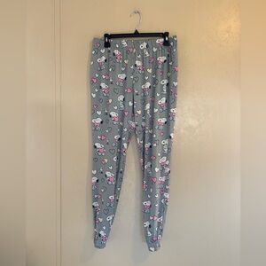 munki munki x Peanuts Snoopy Valentines pajama joggers sz S